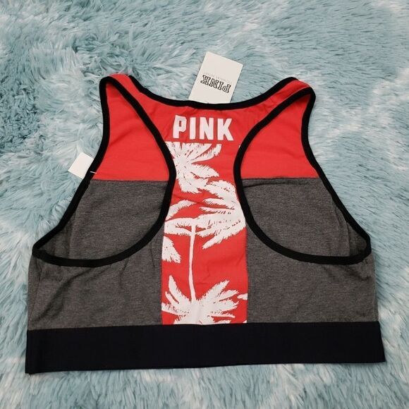 VS Reverse Racerback Bralette Neon Hot Pink Small - Picture 4 of 6